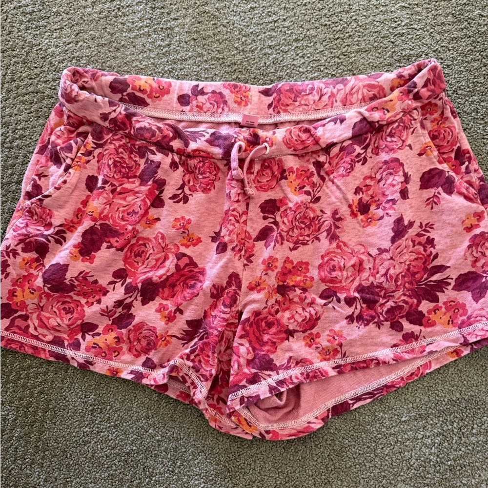 Old Navy Pink Floral loungewear XL shorts